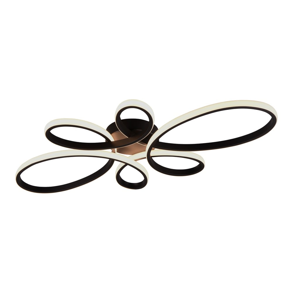 Czarna lampa sufitowa LED 45.5x83 cm Fly – Trio