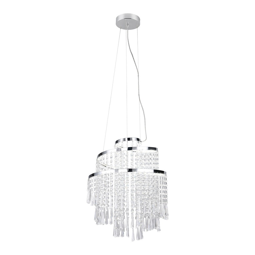 Lampa wisząca LED w kolorze srebra ø 38 cm Pomp – Trio