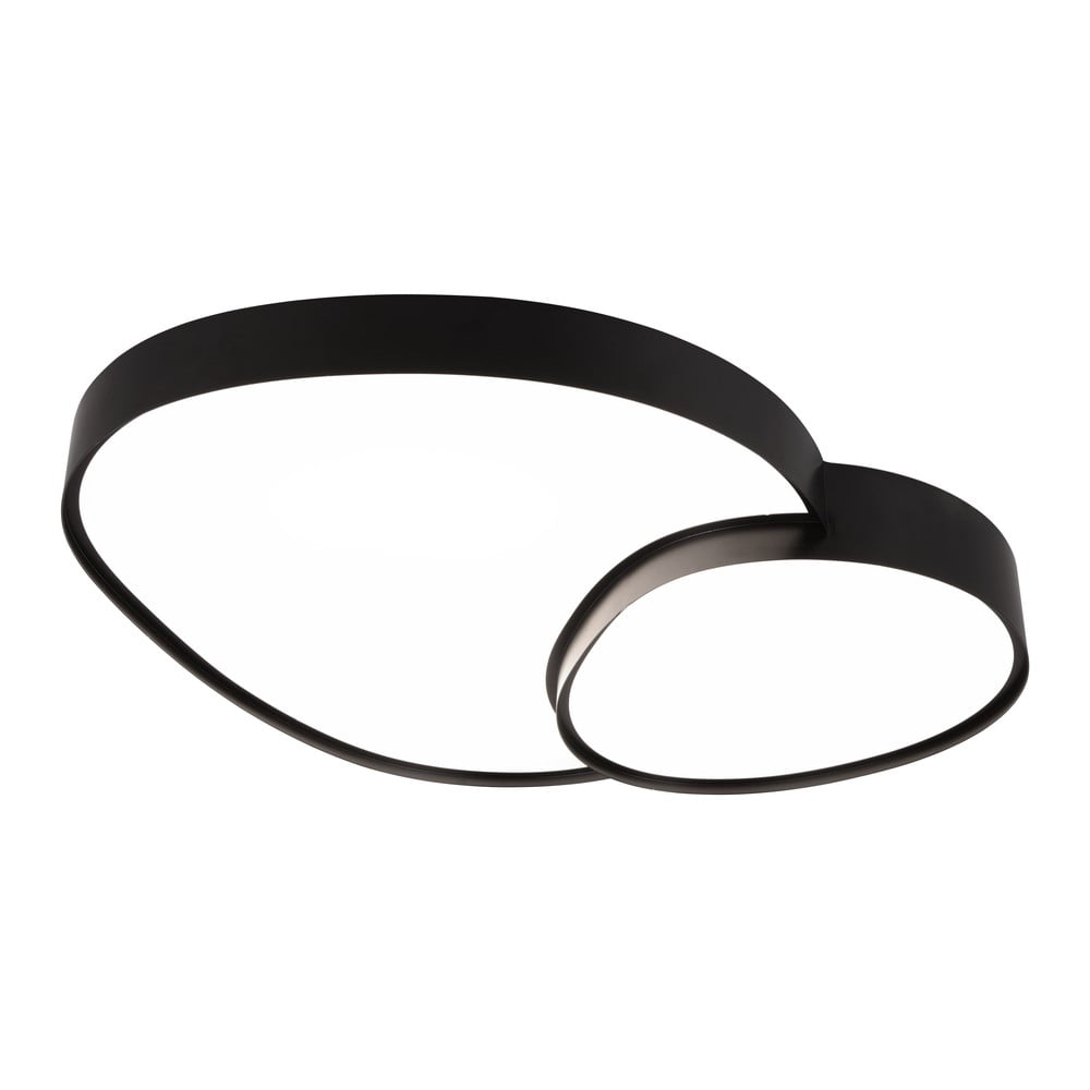 Czarna lampa sufitowa LED 63.5x77 cm Rise – Trio