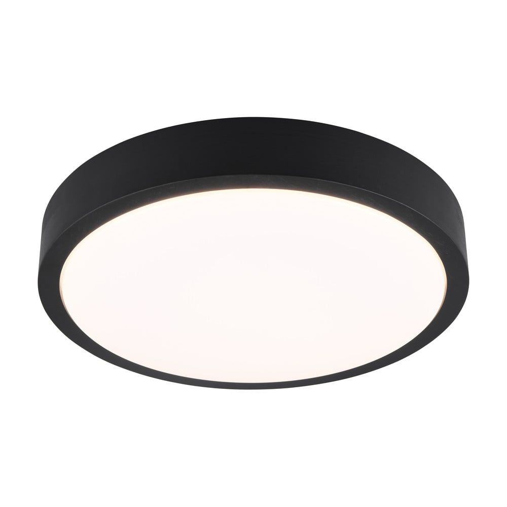 Czarna lampa sufitowa LED ø 40 cm Iseo – Trio