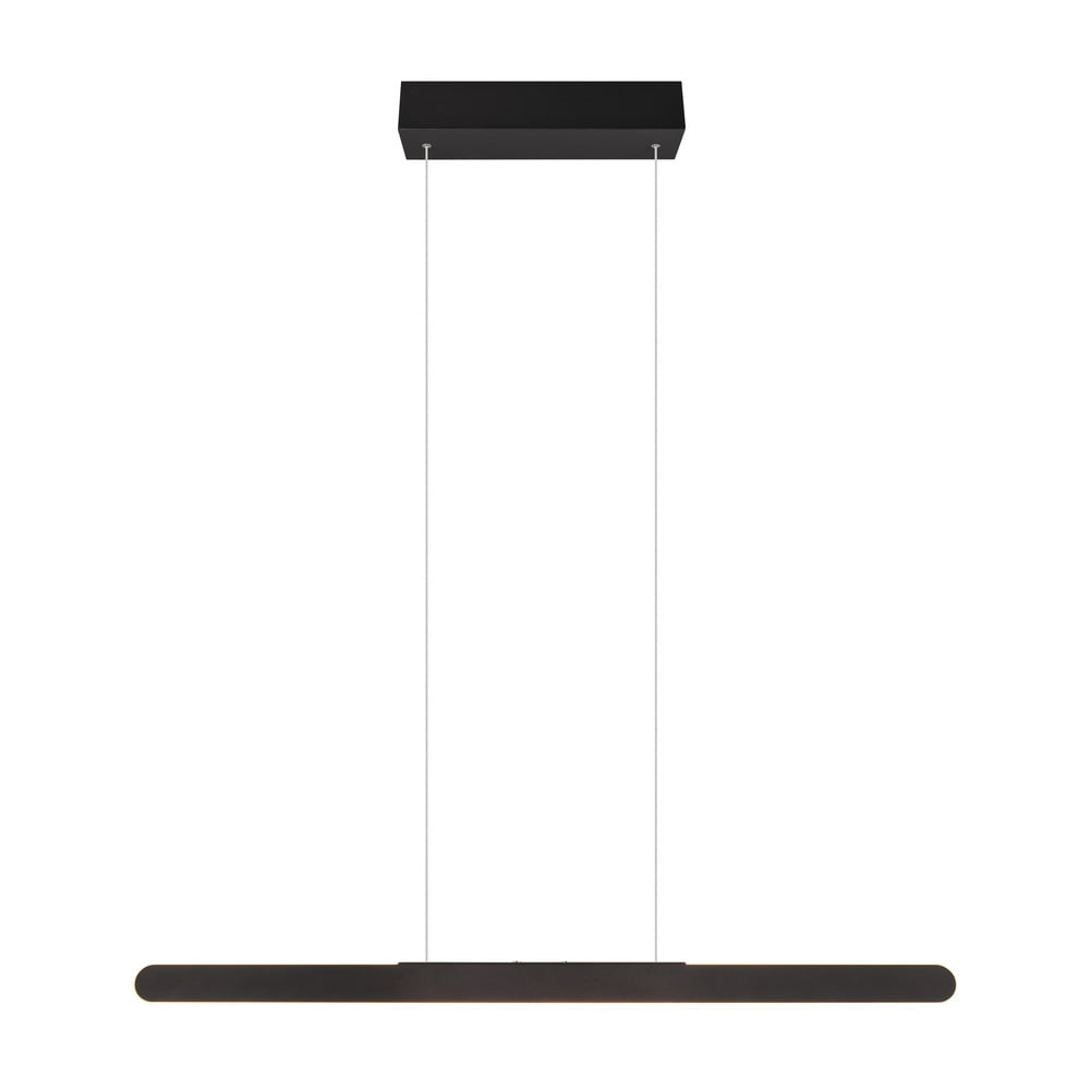 Czarna lampa wisząca LED Helios – Trio