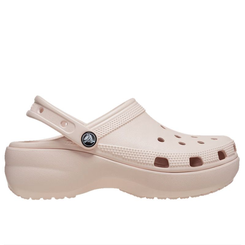 Klapki Crocs Classic Platform Clog 206750-6UR - różowe
