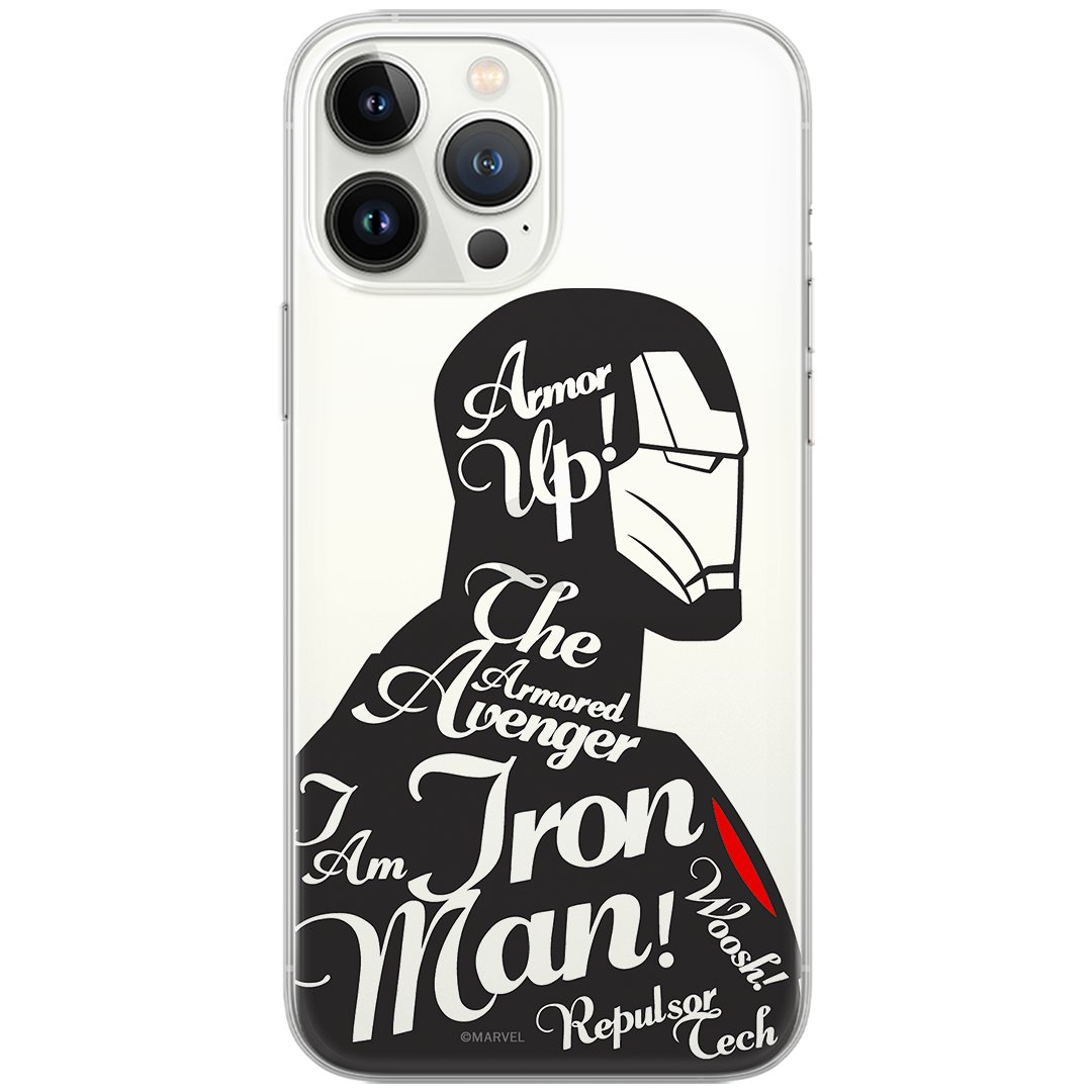 Etui dedykowane do Iphone 15 wzór:  Iron Man 010 oryginalne i oficjalnie licencjonowane