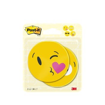 Karteczki Samoprzylepne Post-It®,W Ksztalcie Emotikone
