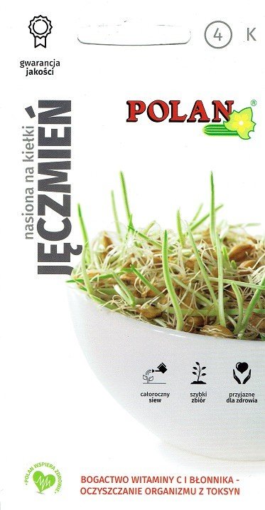 Nasiona na kiełki Jęczmień 20 g POLAN