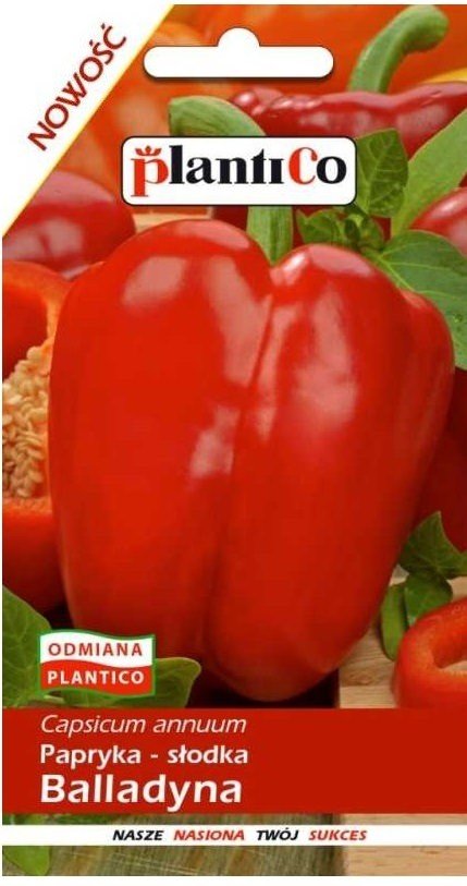 Papryka pod osłony Balladyna 10 g Plantico POLAN
