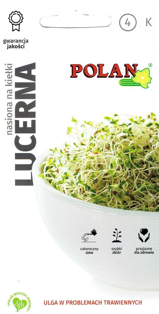 Nasiona na kiełki Lucerna 15 g POLAN