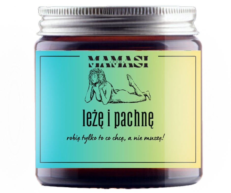 Leżę I Pachnę Świeczka Sojowa Zapachowa 120Ml Walentynki, Prezent, Śmieszny