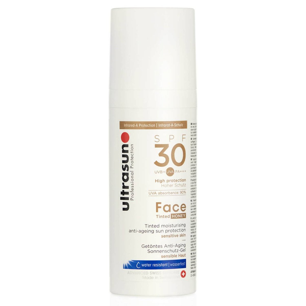 Ultrasun, Koloryzujący krem do twarzy 30 SPF, Honey, 50 ml