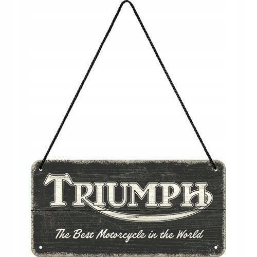Tablica zawieszka TRIUMPH motocykle na drzwi metal