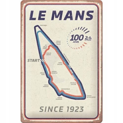 Tablica szyld 24H LE MANS 1923 plakat metal 20x30