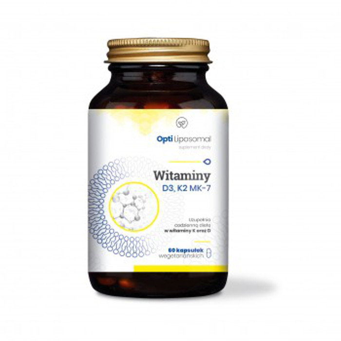 NaturDay, Opti Liposomal D3 K2 MK-7, Suplement diety, 60 kaps.