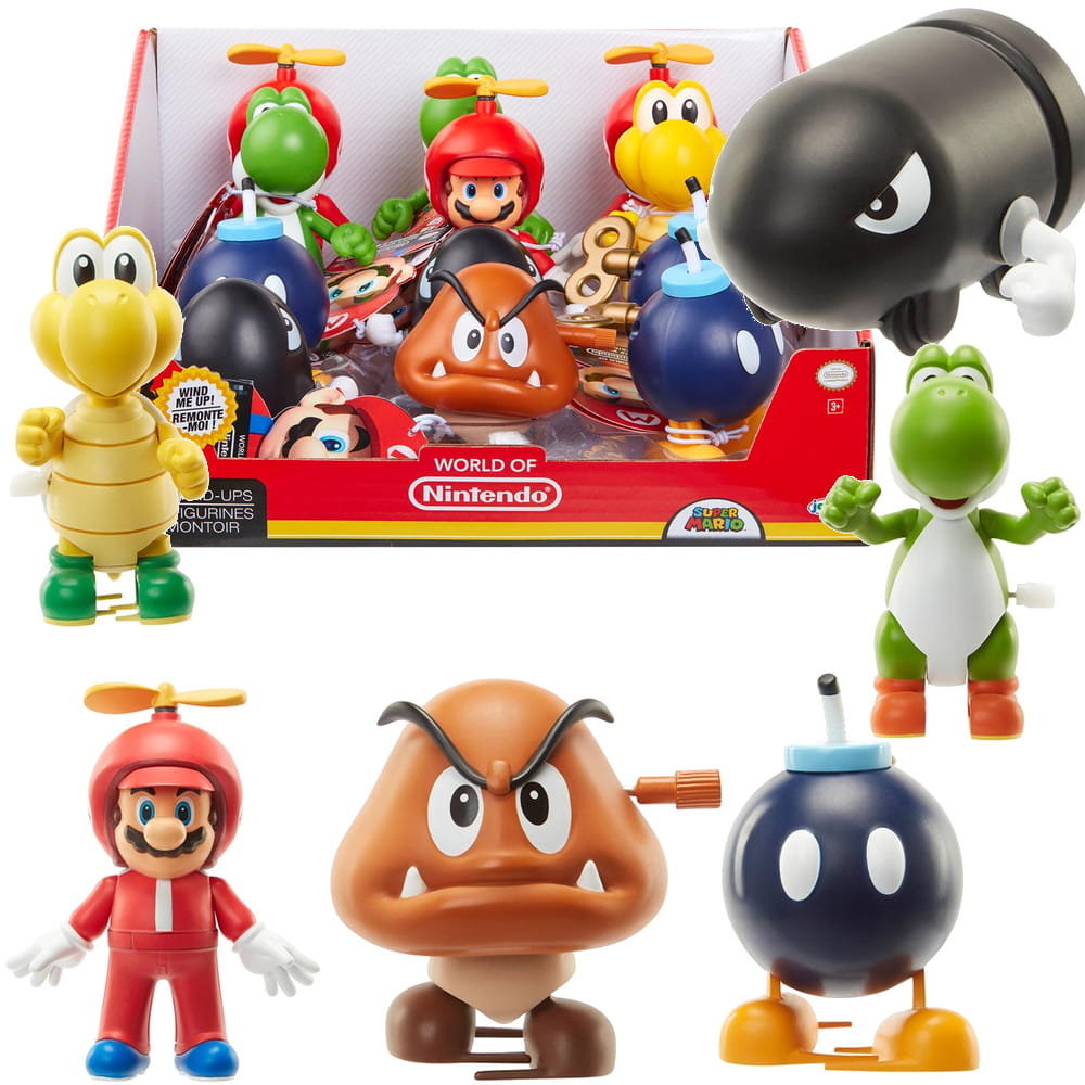 Super Mario Bros Nakręcana Figurka Super Wind-Ups Mix Jakks