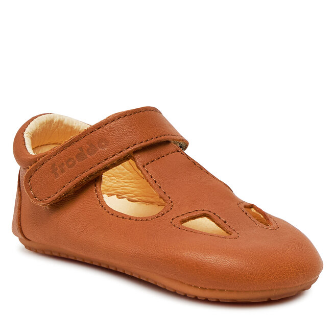 Sandały Froddo Prewalkers T-Bar G1130006-4 Cognac 4