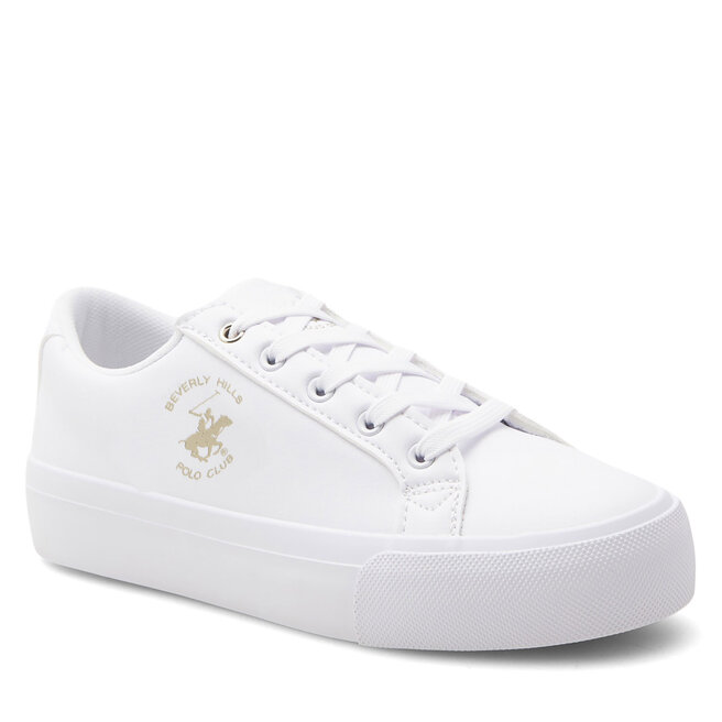 Sneakersy Beverly Hills Polo Club BHPC040W Biały