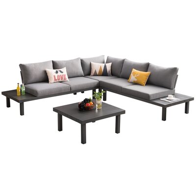 Zestaw mebli ogrodowych PATIO Solange 47526 Antracytowo-szary