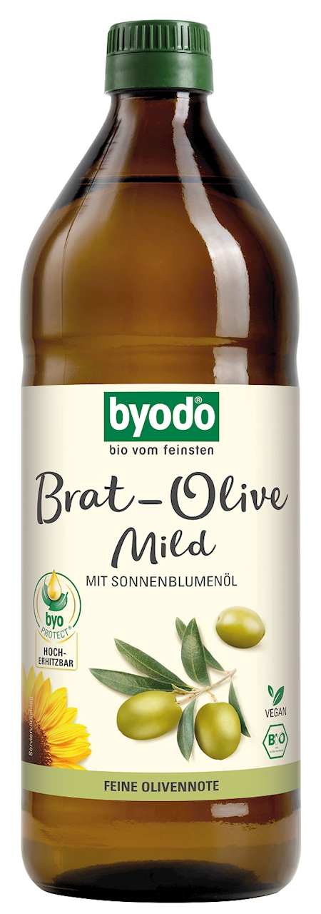 Byodo Oliwa z oliwek z olejem słonecznikowym do smażenia i gotowania 750 ml Bio