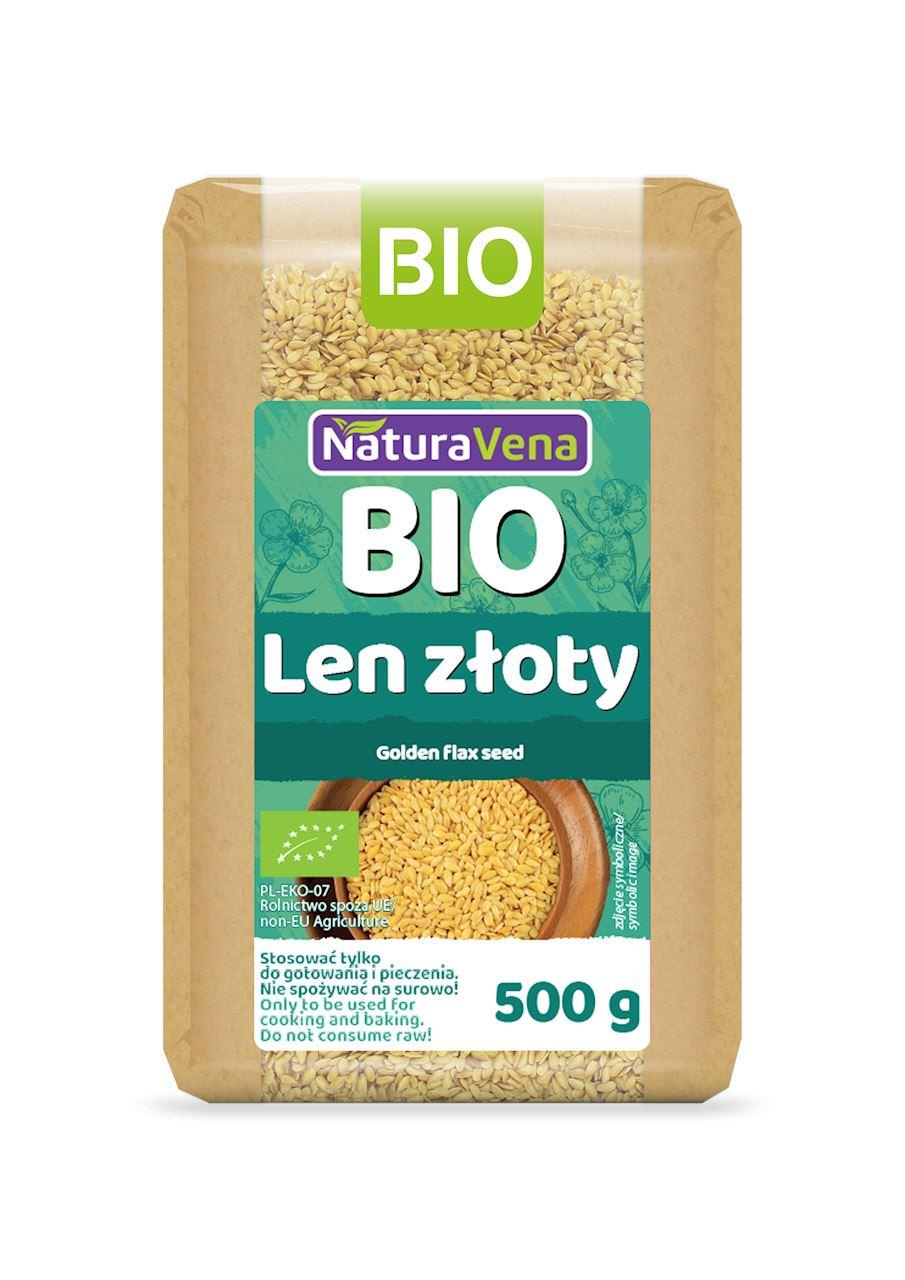 NaturaVena Len złoty 500 g Bio