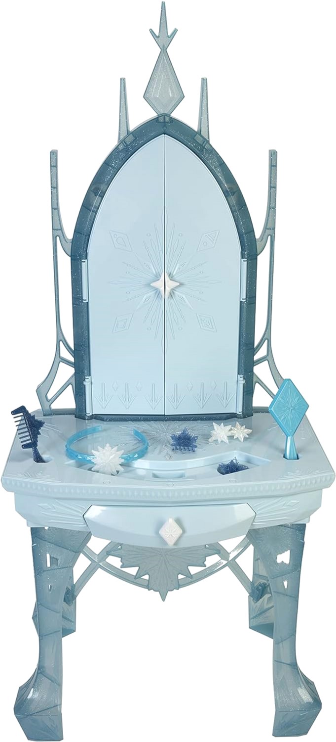 Stolik toaletowy Jakks Disney Frozen 2 Elsa Enchanted Ice Vanity z akcesoriami