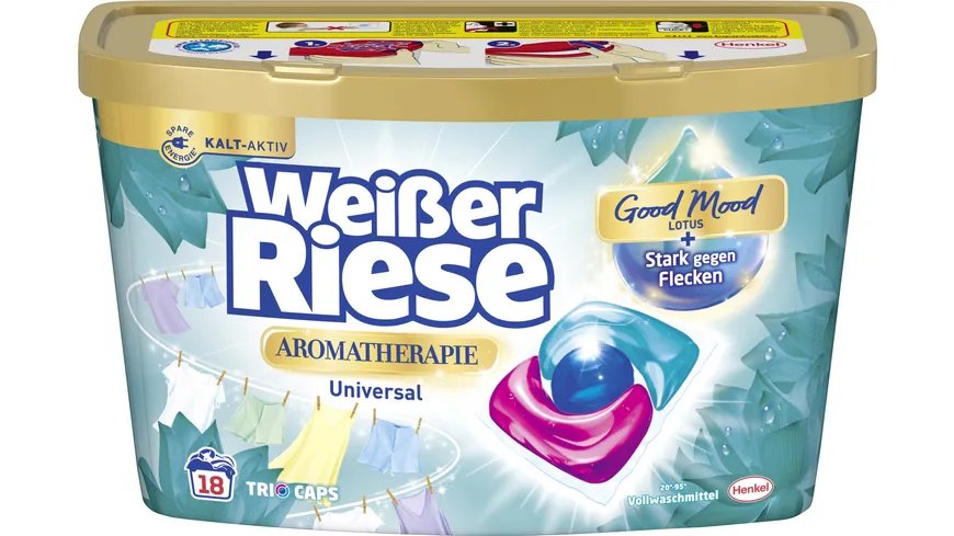 Weisser Riese UNIVERSAL LOTUS kapsułki do prania 18 szt. DE
