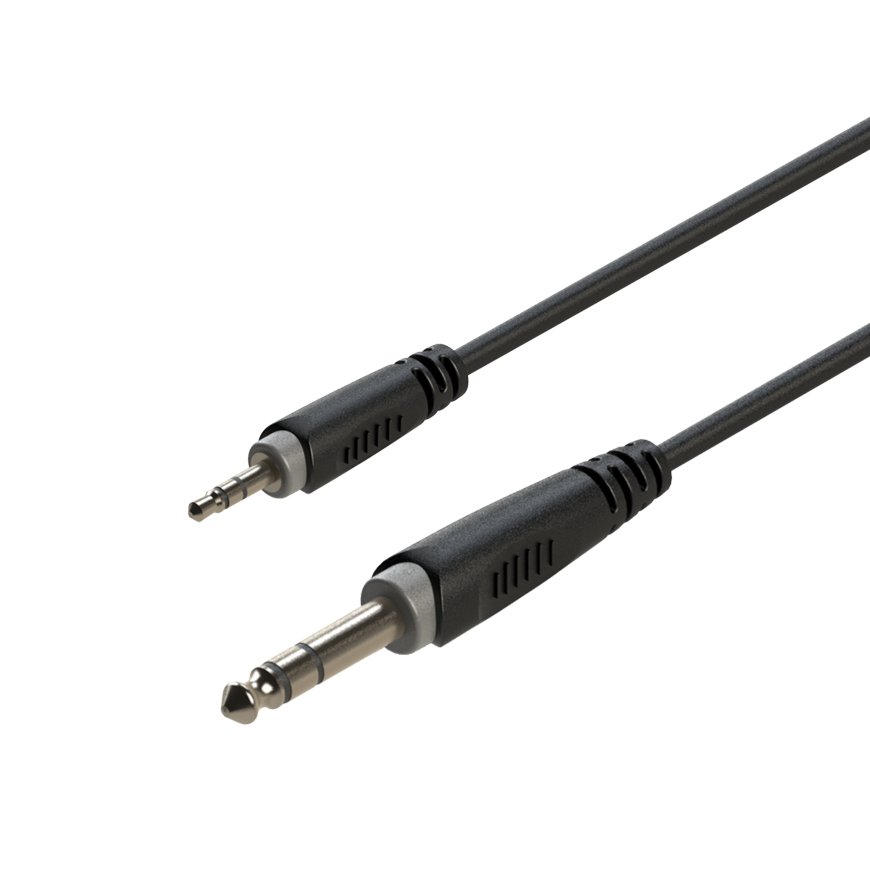 Roxtone Kabel audio 3m Jack 3.5mm stereo Jack 6.3mm stereo RACC280L3