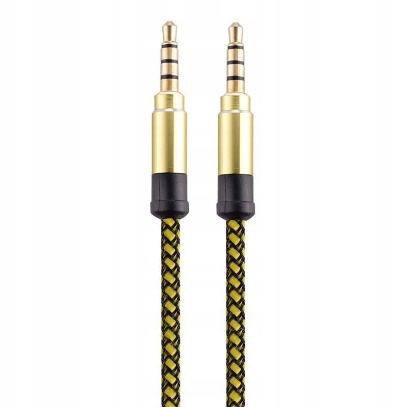 KABEL AUDIO AUX MINI JACK 3,5 MM ŻÓŁTY