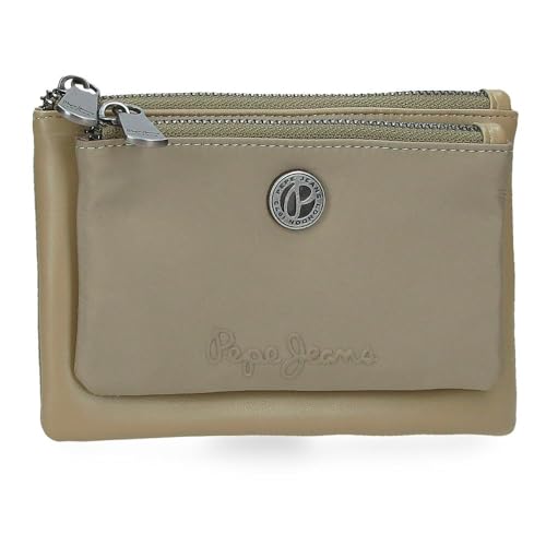 Pepe Jeans Corin Torebka Neceser Zielony 17x9x2 cms Poliester i PU by Joumma Bags, Zielony, Talla única, Portfel potrzebny
