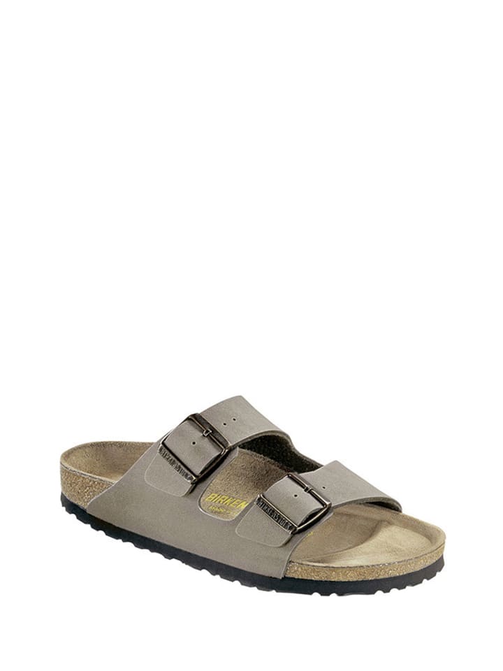 Birkenstock Klapki w kolorze szaro-brązowym