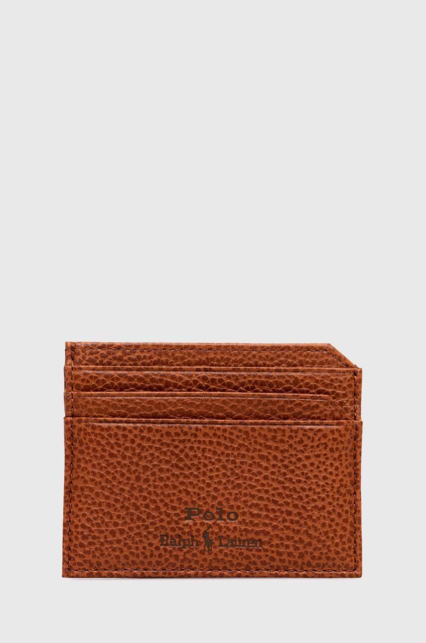 Polo Ralph Lauren portfel kolor brązowy