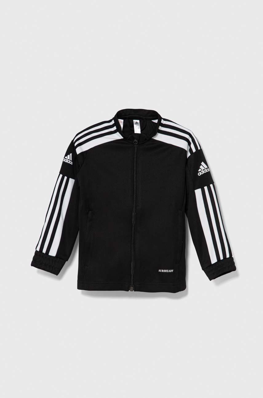 adidas Performance bluza dziecięca SQ21 TR JKT Y kolor czarny wzorzysta