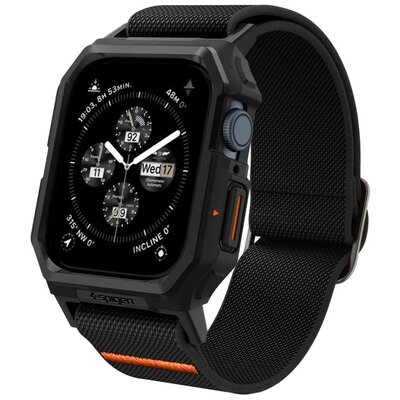 Etui SPIGEN Lite Fit Pro do Apple Watch 4/5/6/7/8/9/SE (44/45mm) Czarny matowy