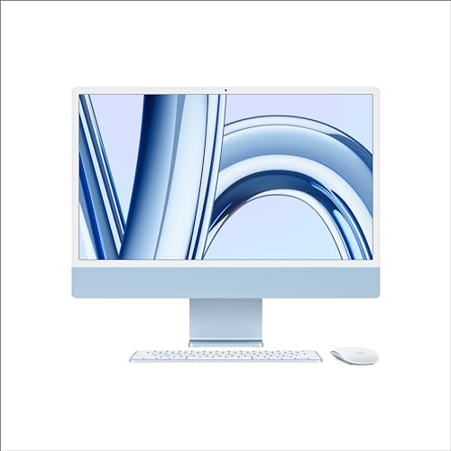 Apple iMac 24 M3/8GB/512/MacOS Retina 4,5K Niebieski 10R GPU - darmowy odbiór w 22 miastach i bezpłatny zwrot Paczkomatem aż do 15 dni