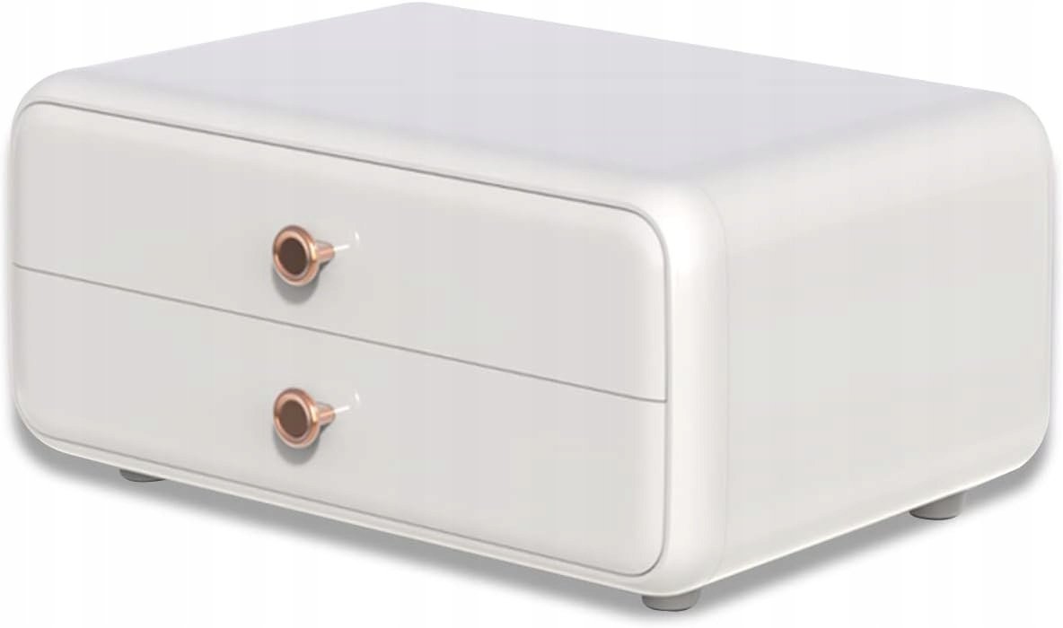 Szkatułka Organizer Szafka Na Kosmetyki Z Szufladami F19 Biała
