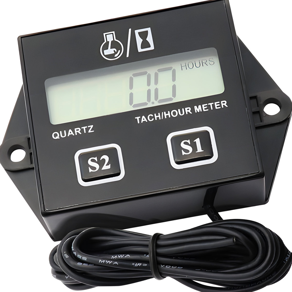 Licznik Motogodzin Czasu Pracy Silnika 2T/4T Kosiarka Motocykl Wodoodporny DJ-A02