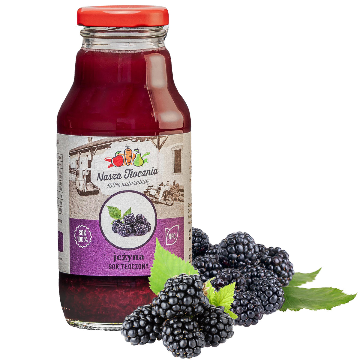 Sok tłoczony 100% Jeżyna z jeżyny odporność wzmocnienie infekcja 330ml