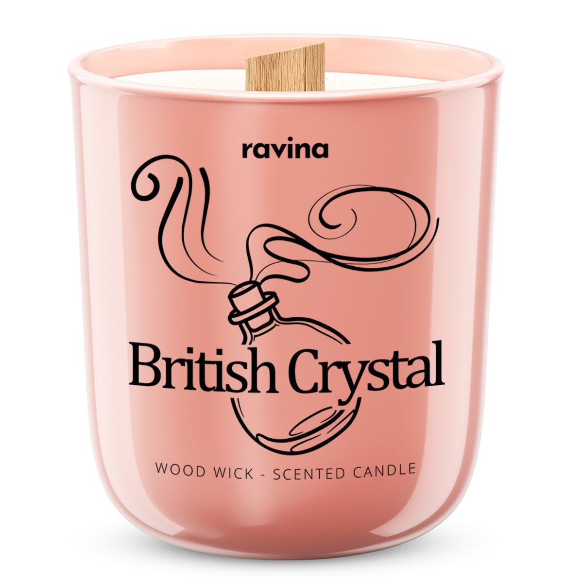 Ravina British Crystal Sojowa Świeca Zapachowa