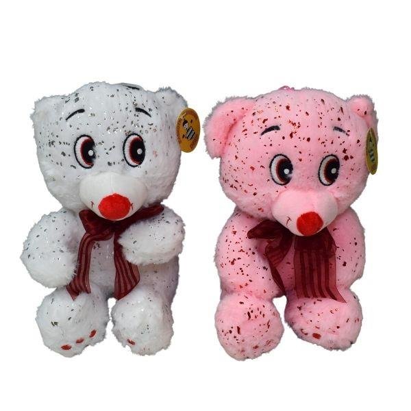 Miś Różowy/Biały Średni