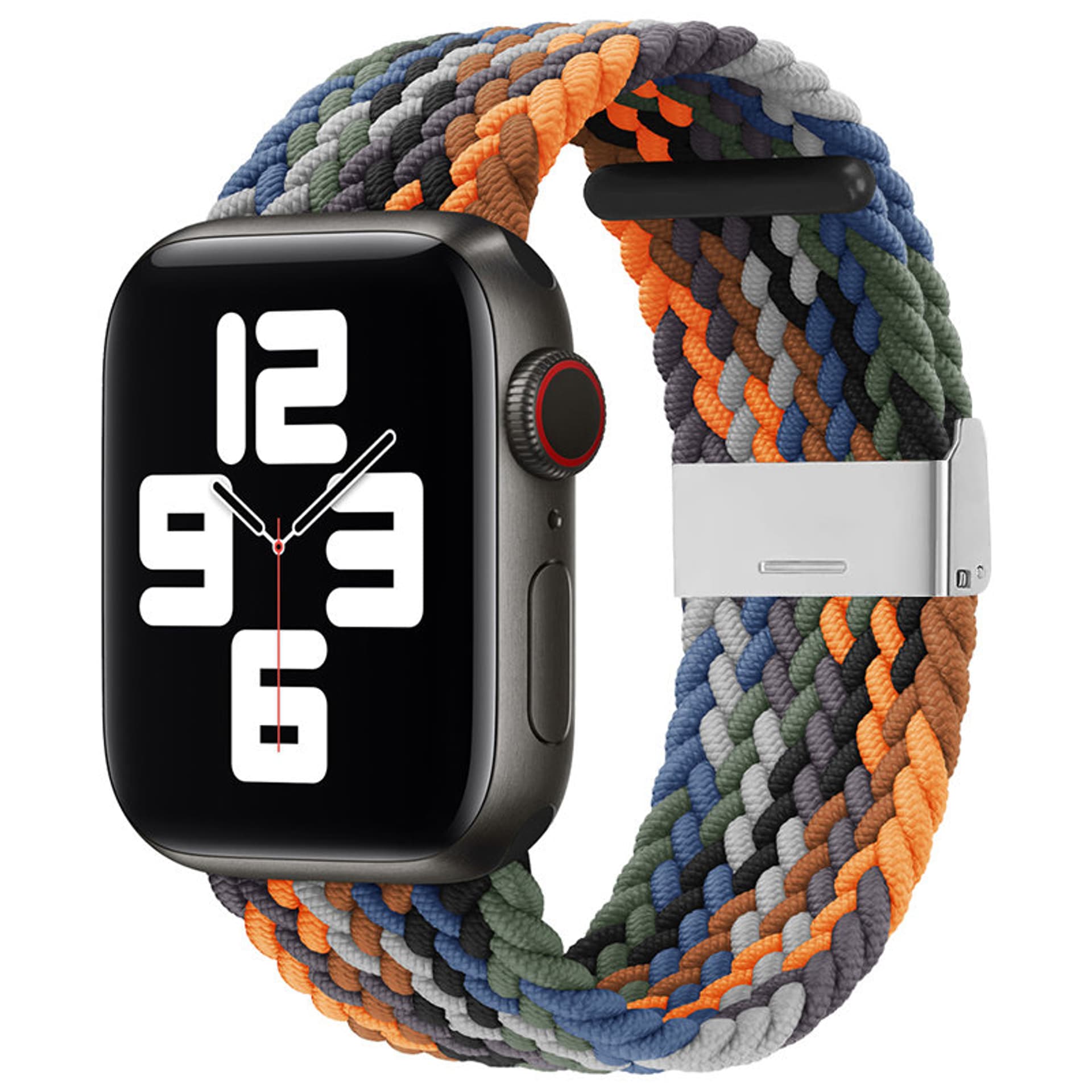 Strap Fabric opaska do Watch 7 / 6 / SE / 5 / 4 / 3 / 2 (41mm / 40mm / 38mm) pleciony materiałowy pasek bransoletka do zegarka wzór 6