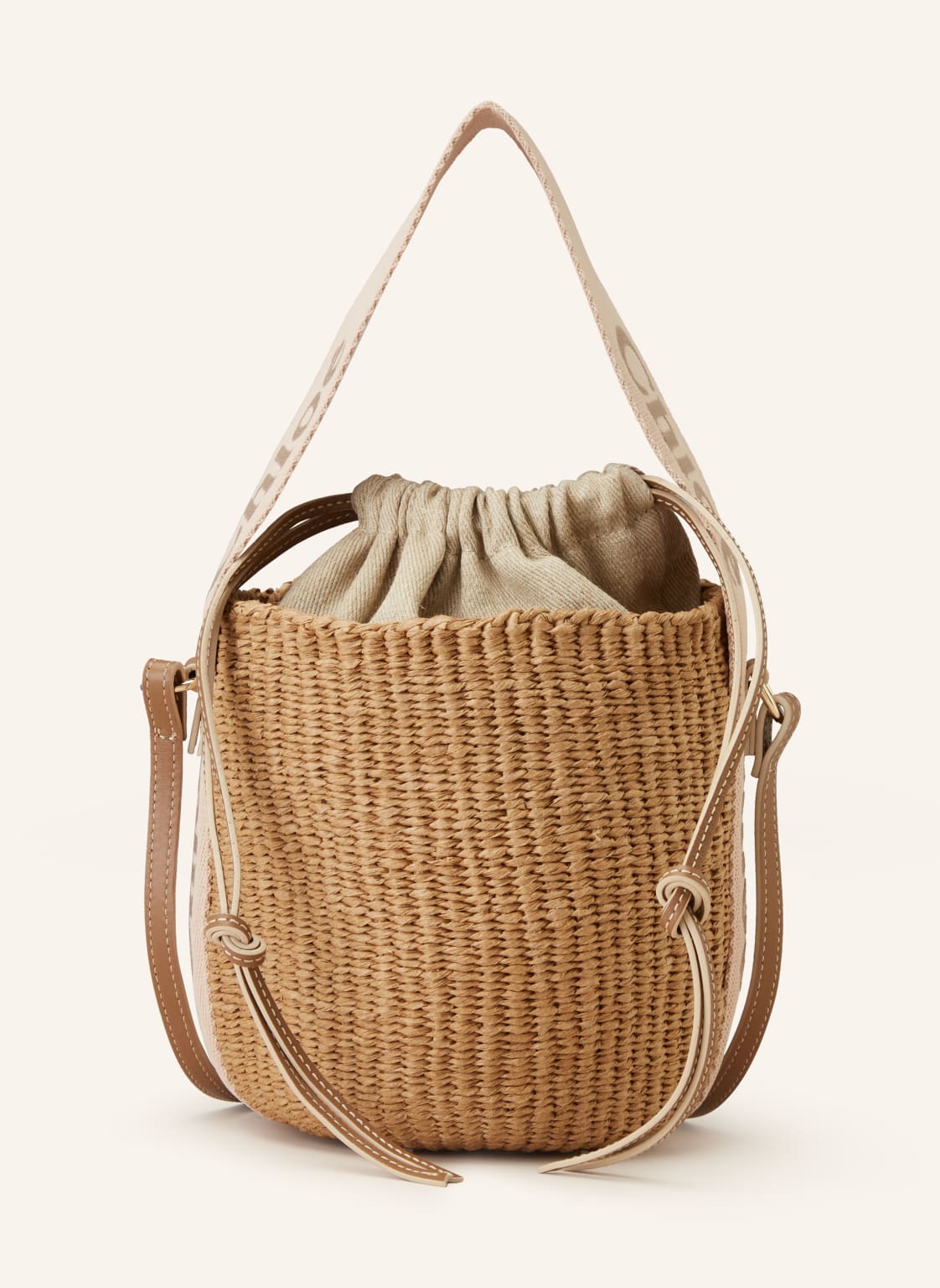 Chloé Torba Worek Woody Small beige