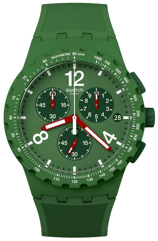 Фото - Наручний годинник SWATCH Zegarek  SUSG407 PRIMARILY GREEN - Natychmiastowa WYSYŁKA 0zł (DHL D 