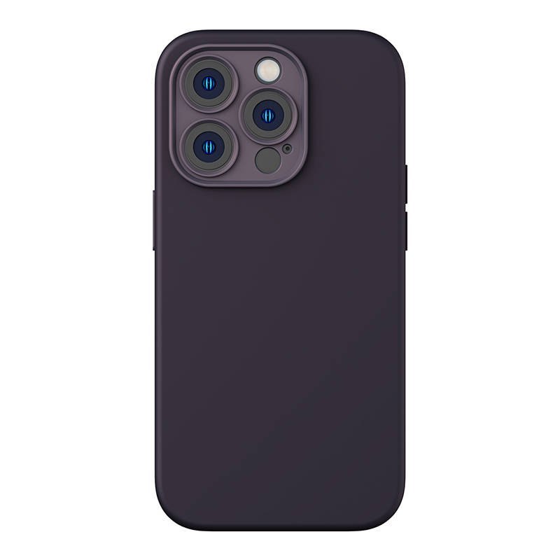 Zestaw etui + szkło Baseus Liquid Silica Gel Apple iPhone 14 Pro (fioletowe)