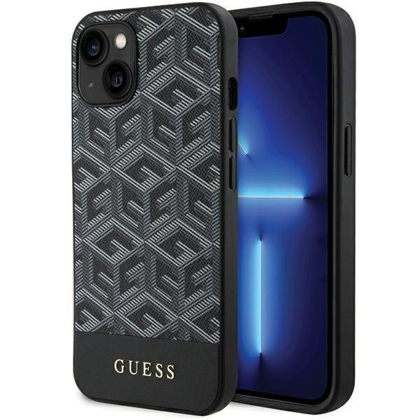Etui Guess GUHMP15SHGCFSEK Apple iPhone 15 / 14 / 13 hardcase GCube Stripes MagSafe czarny/black