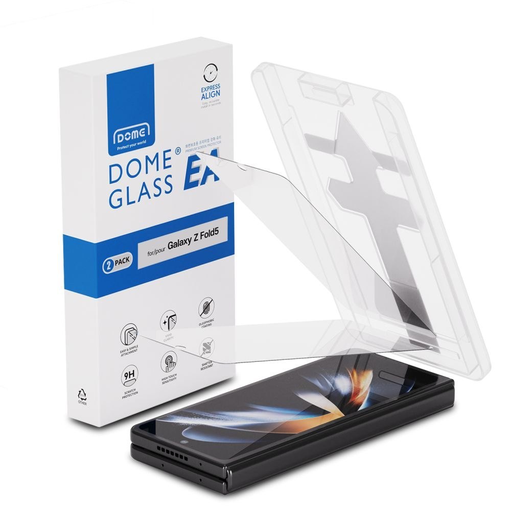 Szkło hartowane Whitestone EA Glass Samsung Galaxy Z Fold 5 Clear [2-pack]