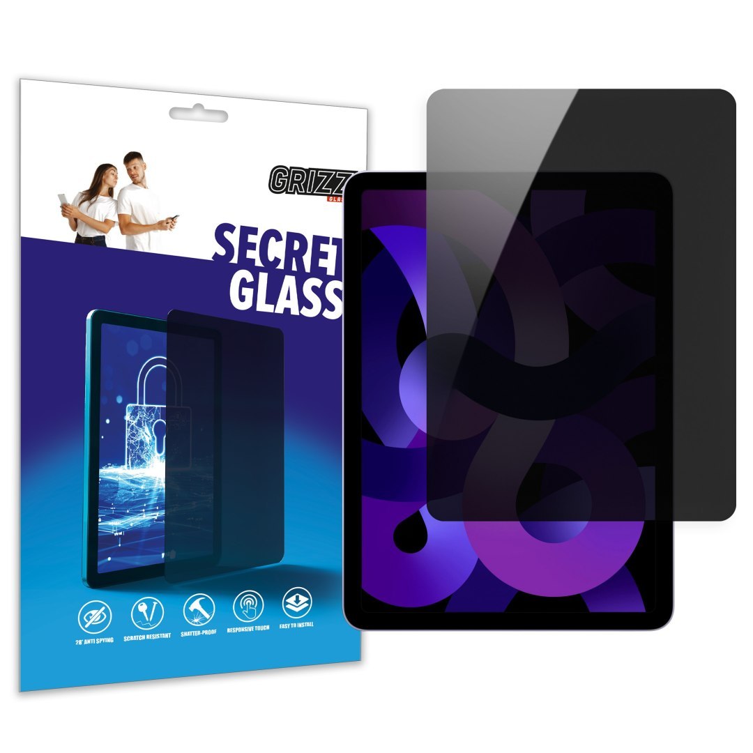 Szkło prywatyzujące GrizzGlass SecretGlass Apple iPad Air 10,9 cali (4. generacji)