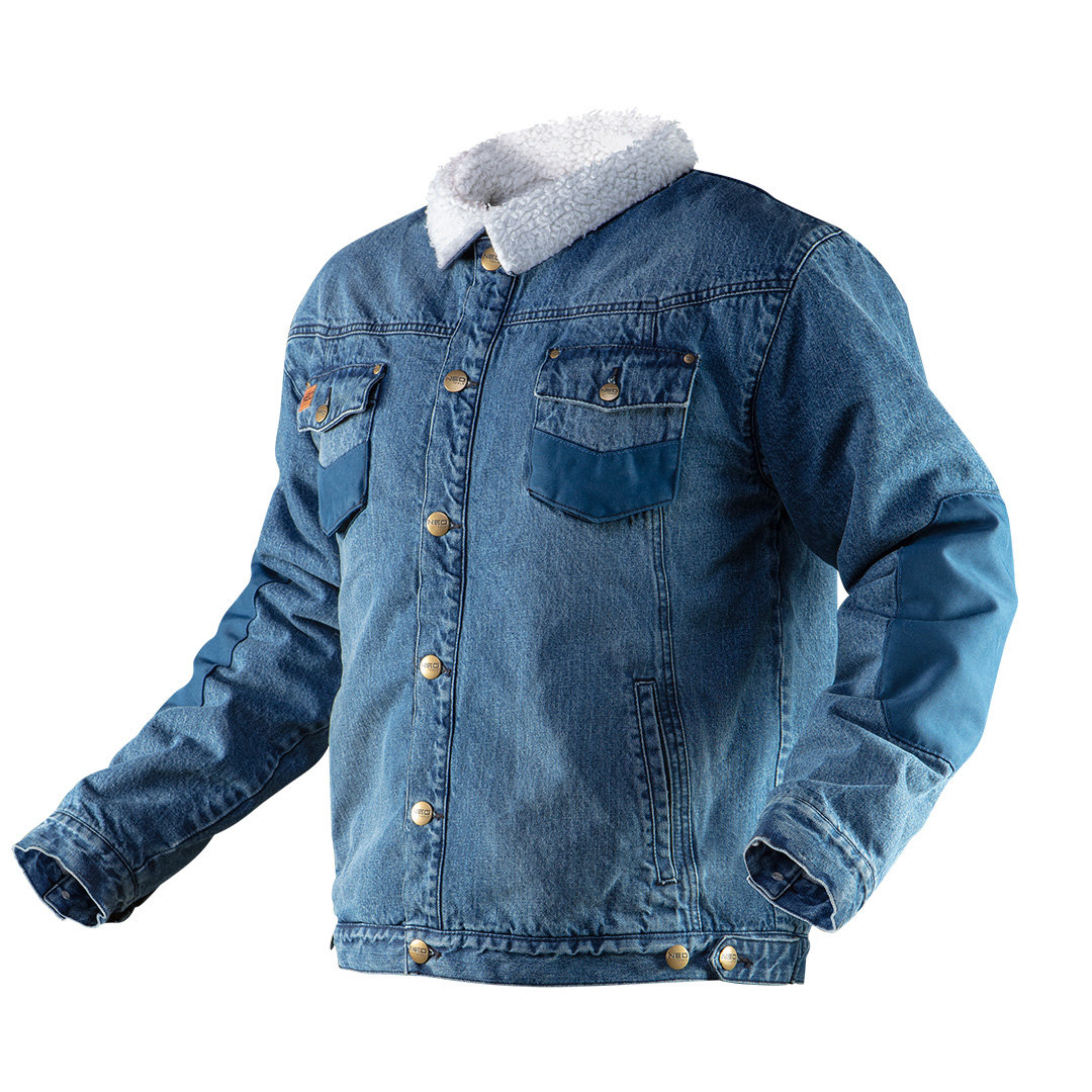 NEO Kurtka jeansowa ocieplana DENIM, rozmiar M 81-557-M