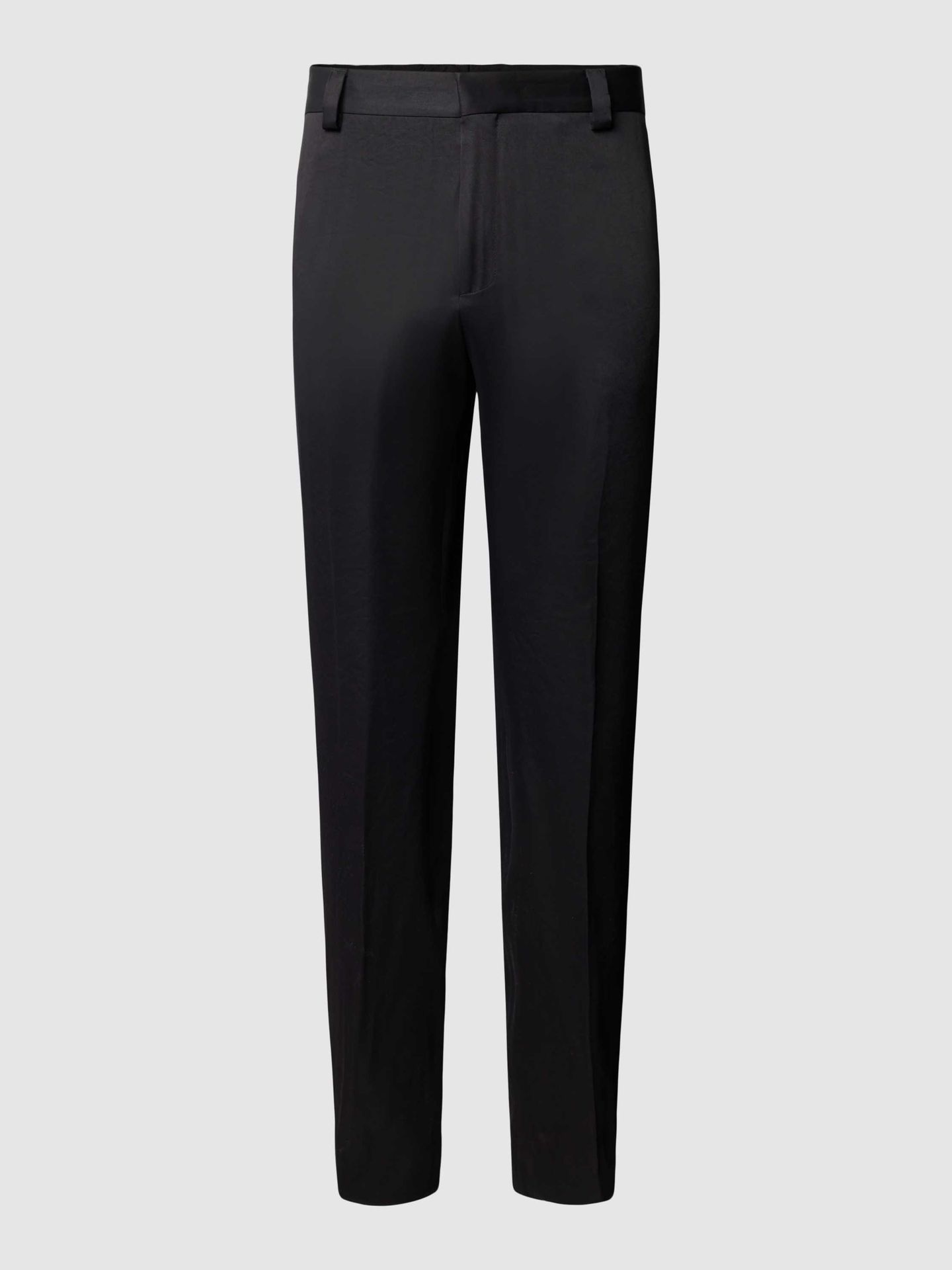 Spodnie z zakładkami w pasie o kroju regular fit z dodatkiem wiskozy model ‘Teagen’
