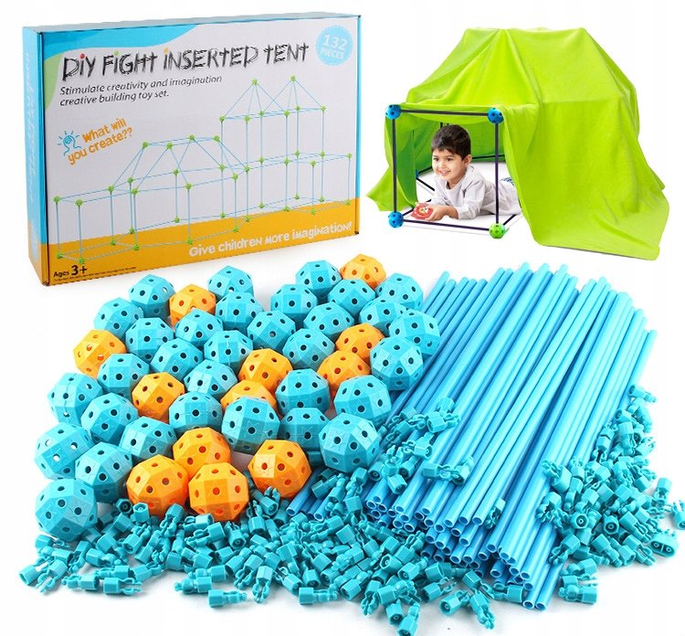 Słomki Konstrukcyjne Do Budowy Domku Mocno Trzymają 132el Kształtki Długie