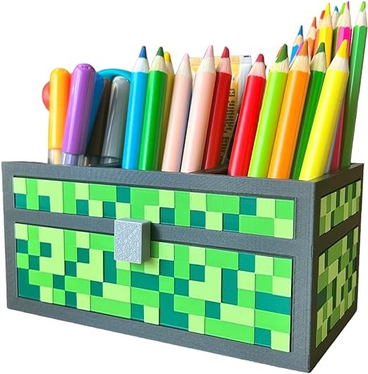 Kajawis, organizer na biurko, styl Minecraft