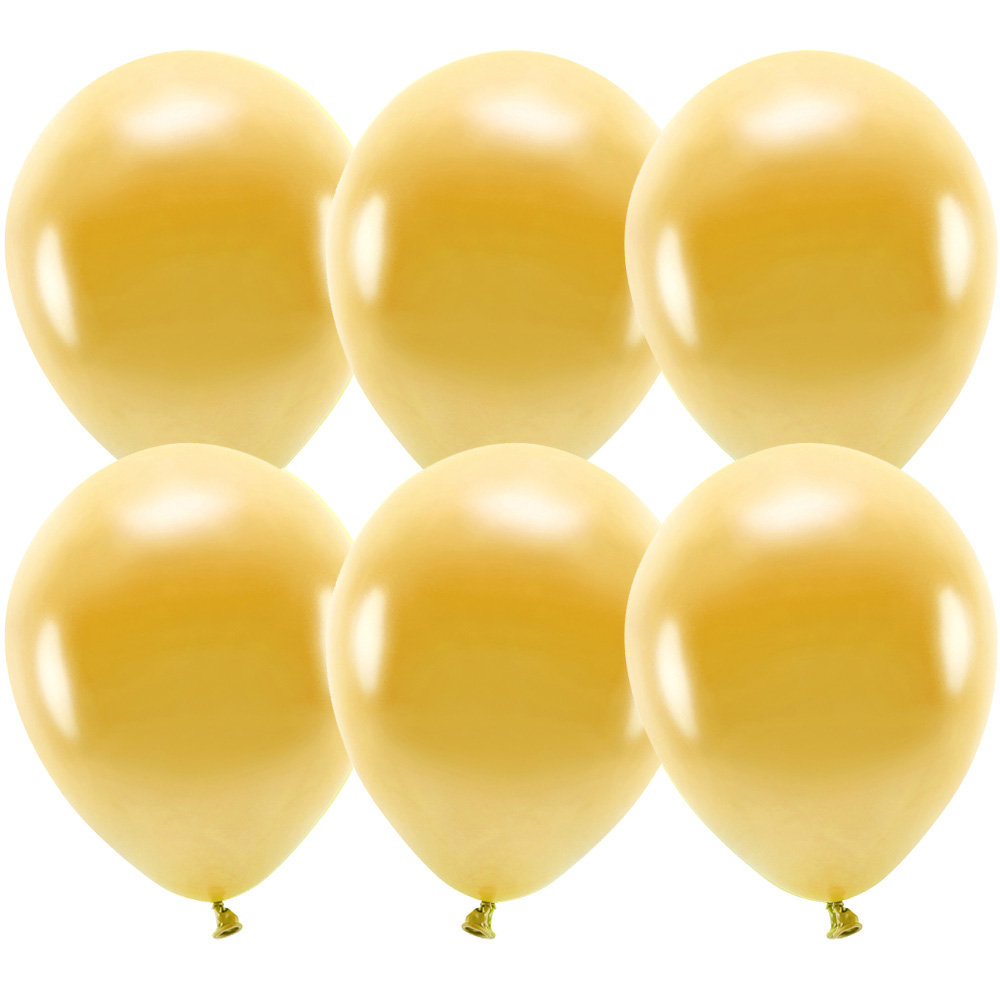 Balony metaliczne złote Urodziny Ślub 5cali 40szt