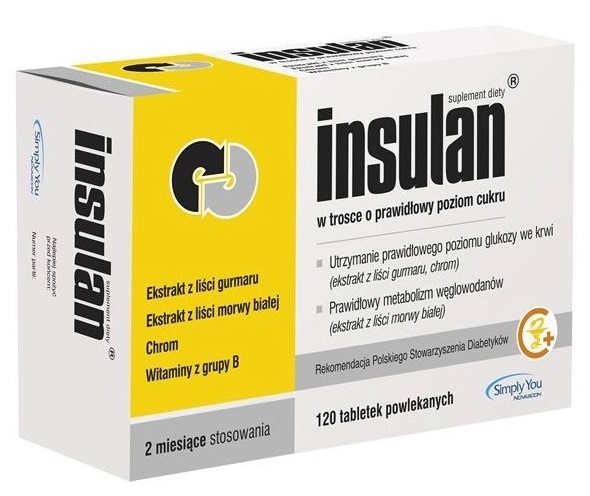 Insulan tabletki powlekane 120 tabletek
